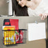 dedoot Strong Magnetic Holder, Black Mesh Organizer Shelf Rack for Whiteboard, Fridge, Recipe, Beverage, Office File