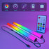 2-in-1 2 Setup, Under Monitor Light Bar, PCS Screenbar Light Desk Lamp Computer with Remote Controller Color Changing