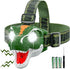 COSOOS LED Headlamp for Kids - Flashlight Camping Gear with Roar & Silent Mode, Lightweight Headlight, Birthday Gift