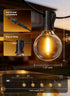 55FT 25 G40 Bulbs Dimmable Brightown Outdoor String Lights, Shatterproof Patio Lights, Waterproof Hanging Connectable