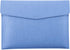 Enyuwlcm PU Leather A4 File Folder, Waterproof Portfolio Envelope Case with Snap Closure, Blue Color