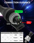 Ronybuy 150 1/8" -27 0-150 Psi Fuel Oil Pressure Transducer Sensor Sender NPT Thread with Harness Kit for Oil Fuel Air