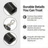 OUGOTHZ 2Pcs Pacpack Lanyard Pen Holder, Portable Badge Pen Holder Keychain, Leather Anti-lost Pen Protector for Neck