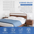 RiseDirectly 30 90 (1 1 Inch) Pcs L Brackets for Shelves, Heavy Duty White Corner Brace for Wood, Stainless Steel