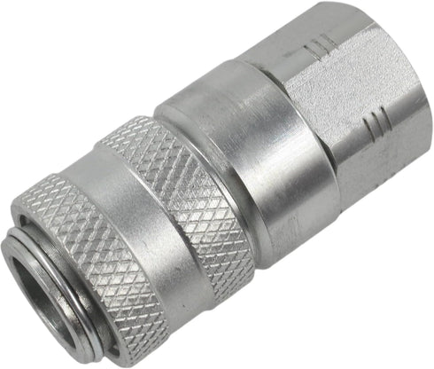 PD242 Series PD Steel Test Port Quick Coupler with Female Pipe Thread, 1/8" Body Size, 1.98" Length