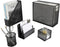 BLU MONACO 5 Piece Black Office Supplies Desk Organizer Set for Workspace Storage