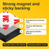 Hyper-Sticky Magnets with Adhesive Backing - 90pcs 0.8x0.08 Strong Magnetic Squares for Whiteboard Fridge - Easy-to-Cut