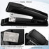 Thenshop 6 Pcs Desk Staplers Tape Dispensers Set, Black Staplers for Office, Includes Standard Staples and Tape Holder