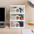 Desktop Storage Drawers, 3 Drawers Organizer for Crafts and Office Supplies, Clear Plastic