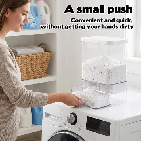 2 Pack Set Rainmae Laundry Detergent Dispenser Wall-Mounted Containers for Scent Booster Beads and Softener Beads