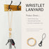 Cute Keychain Wristlet Lanyard, Fishent Upgraded Woven Strap for Keys, ID Badges, Wallet Phone (Starlight)