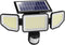 Onforu 4500LM Solar Lights Outdoor, 3 Heads Security Lights with Remote Control,