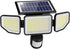 Onforu 4500LM Solar Lights Outdoor, 3 Heads Security Lights with Remote Control,