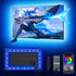 Daymeet LED Lights for 40-65 inch TV, 13.1ft USB Powered RGB LED Backlight with Remote and Music Sync Control