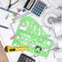SIQUK 9 Pieces French Curve Drawings Templates, Clear Green Plastic Rulers for Engineering, Studying, and Designing