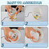 MOOCG 3 Dimmable Fruit Ice Cream Touch Control Table Lamp with Fabric Shade, Color Temperatures LED Desk Lamp, Eye