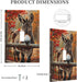 HTSAHKV 3 5 Inch Autumn Farm Donkey Wall Plate Light Switch Cover Single Gang Outlet Faceplate Print Plate Cover X
