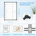 Magnetic Weekly Calendar for Fridge, 12×8”, Double-Sided Grocery List & Kitchen Menu Planner Board with 4 Markers