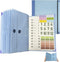 New Folio Document Organizer, Paper Organizer with Envelope Pocket, in Case I Go Missing Binder (Blue)