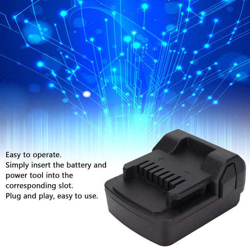 Yoidesu Battery Convertor, Anti Skid Adapter for Bosch to Hitachi 18V Lithium Battery Converter