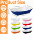 wlilupah 200 Pcs Paper Food Tray Sturdy Disposable Food Boats Nacho Plates Disposable Serving Snack Trays for Catering