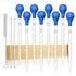 Droppers, 10ml Glass Graduated Pipettes, Lab Liquid Pipette (8)