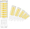 comzler G9 LED Bulb, 6W 4000K Natural Daylight, 60 Watt Halogen Equivalent, 600LM, Non-dimmable, 6 Pack