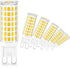 comzler G9 LED Bulb, 6W 4000K Natural Daylight, 60 Watt Halogen Equivalent, 600LM, Non-dimmable, 6 Pack