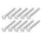 Hex Bolts (M8-1.25x70mm) 10Pcs, 304 Stainless Steel Coarse Fully Threaded Hex Head Screw Bolts for Furniture