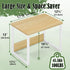 MARTY Printer Stand with Storage for Desk, Desktop Printer Stand Shelf Organzier for Home/Office Heavy Duty Printer