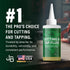 JB Industries 4 oz Cutting & Tapping Fluid, High-Performance Cutting Oil Lubricant for Drilling, Tapping, Threading