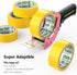Rapid-Replace Packing Tape Dispenser Gun with Extra Blade and Tape, Lightweight Ergonomic 2IN(50mm) Heavy Duty Cutter