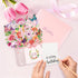OLOSONG 16th 16 10 Inch 3D 2010 Sweet Birthday Cards, Light and Music Years Old Happy Birthday Card, Rose Lily Orchid