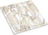 2 White Gold Tropical Palm Leaves Banana Leaf Double Toggle Light Switch Cover Decorative Gang Wall Plate Electrical