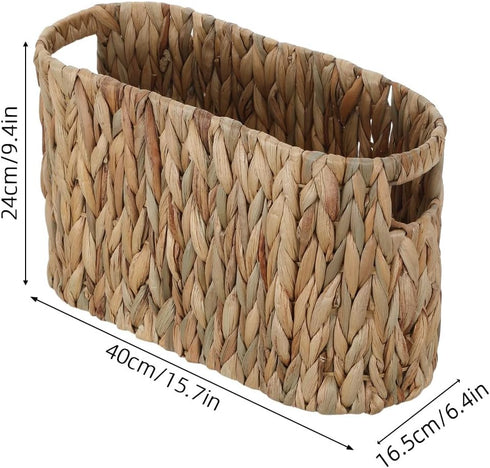 Toilet Paper Storage Basket: Toilet Paper Holder Wicker Basket - Bathroom Accessories Organizer Boho Hand Woven Rattan