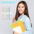 Tomorotec Mechanical Pencils Set: 6PCS Pack with Erasers, 0.5 mm HB Lead Pencil for School Supplies