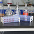 stonylab Test Tube Rack, 3-Tier Detachable Blue Plastic Holder for 50-Place Laboratory Experiments
