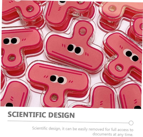 BESTOYARD Small Eye Clip, 8pcs, Cute Binder Folder Decorative Binder Food Sealing Clips, Creative Binder Clips
