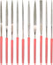 10Pcs Diamond Needle File Set, Mini Metal File Set for Jewelry Stone Carving Tools (2x100mm)
