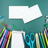 MEIOPUOYEAM 5x7 50 White Index Cards Ruled, Pcs File Note Cards, Lined Index Cards, Study Cards, Flashcards