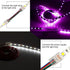 10 Pack 4 Pin LED Strip Light Connectors, 10 mm Solderless LED Strip Connector for Waterproof RGB Lights