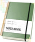 FLYING EAGLE Spiral Notebook, College Ruled 8.5 x 11, 220 Pages, A4 Large Hardcover Journal for Work School, Green with