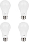 LUNO A19 Dimmable LED Bulb, 11W (75W Equivalent), 1100 Lumens, 5000K Daylight, Medium Base E26, UL & Energy Star, 4-Pack