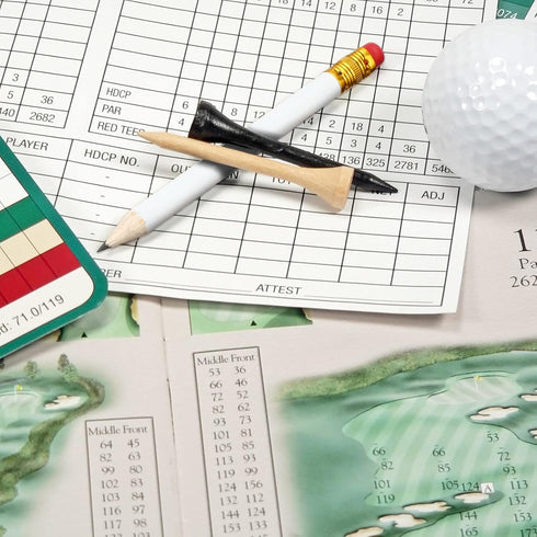 Chivao 288 Pieces Golf Mini Pencils Bulk, Half Pencils with Eraser, #2 HB Pre Sharpened for Party Favors (White)