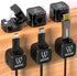 W WAFADAR 6 Pcs Magnetic Cable Clips, Office Desk Accessories, Cord Organizer Holder, Cable Management Holder, Phone