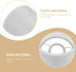 e27 Bulb Beaupretty Cylindrical Lampshade Replacement, Cloth Drum Lamp Shade Decorative Clip on Lamp Shade Light Shell