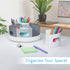 Rotating Art Supply Organizer, Crayon Holder for Teacher Supplies, Kids Desk Storage, Classroom Organization