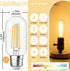 Dimmable E26 Bulbs 60Watt, 4.3 inches T45/T14 6W Bulbs, 900Lumen Bulbs,2700K Scones(2pcs) LED Edsion Tubular Light