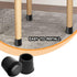 Piutouyar 16mm 5/8 Inches Black(20Pcs) Round PVC Rubber Furniture Covers, / Table Chair Leg Tip Protectors, Non-Slip