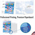 The Best Card Company 50th Happy Birthday Card with Envelope, 50 Year Old Congrats, Not Layered